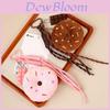 Süßer Donut Plüsch Schlüsselanhänger Aus Polyester Für Taschenzubehör
