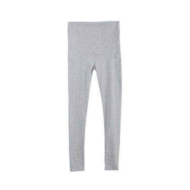 2024 Maternity Leggings: Slim, High-Waist, Belly Support, Solid Color for Spring/Summer