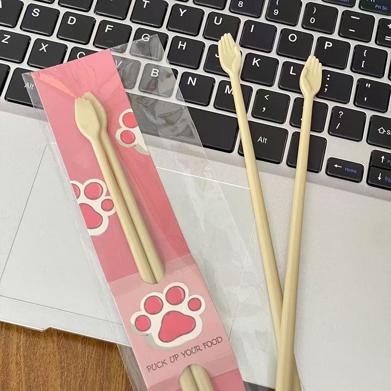 Creative Home Palm Shaped Chopsticks Introductory Practical Chopsticks Easy To Use Beginner Chopsticks Dinner Kitchen Tools