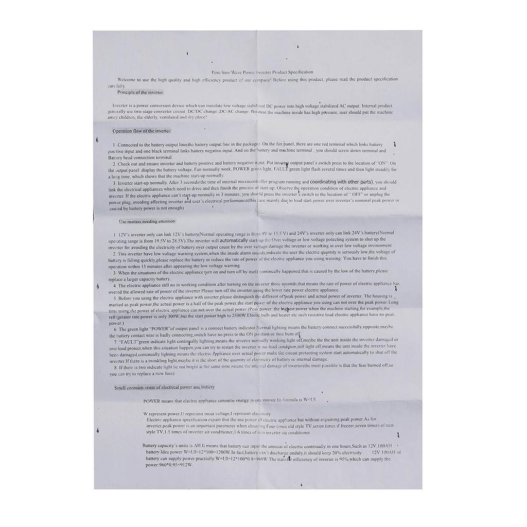 Auto 3000W 60Hz Reiner Sinus Wechselrichter DC 24V zu Konverter Auto Spannung