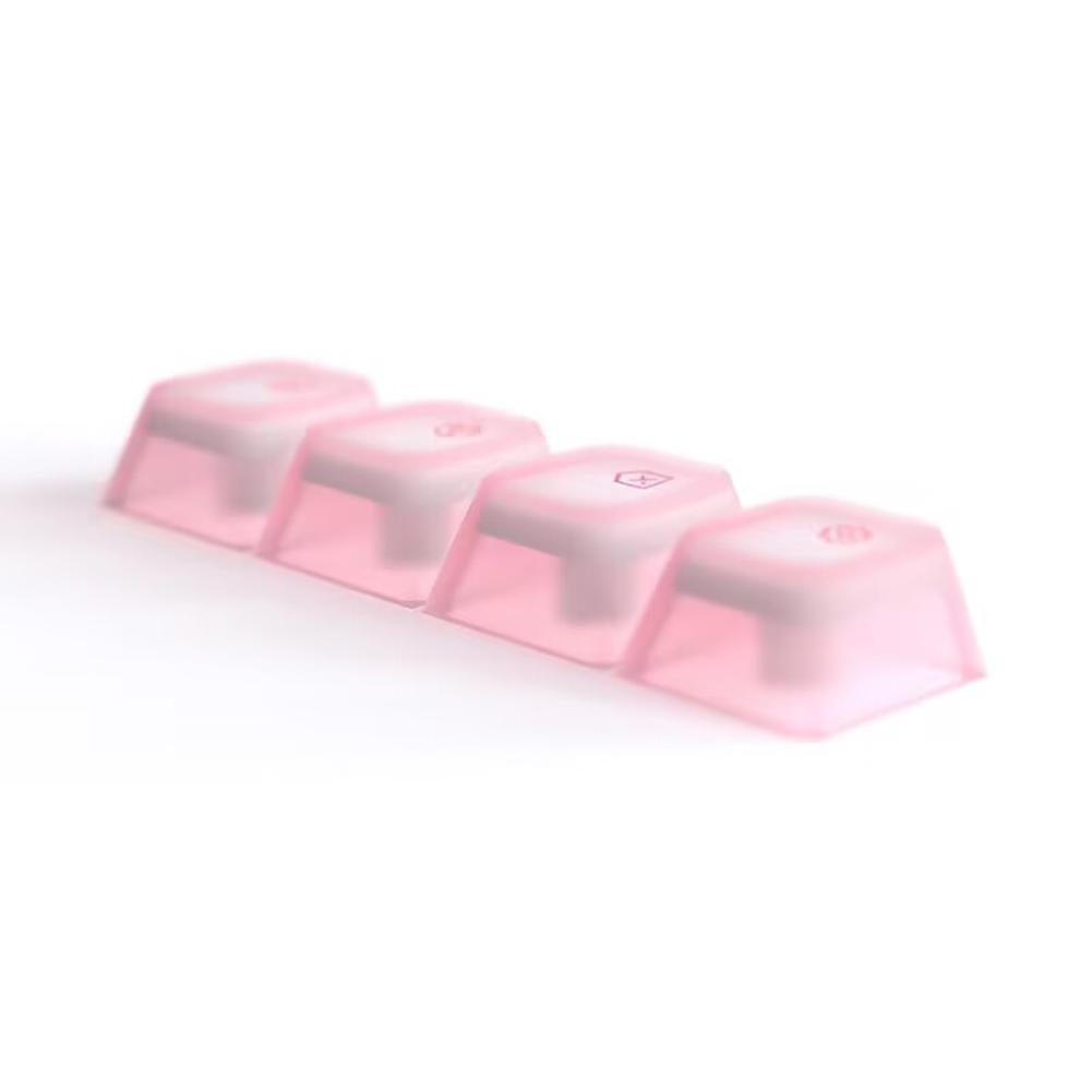 104 Pcs Backlight Key Cap Silicone Mechanical Keyboard Keycaps Set Silent Mechanical Keyboards Keycap for Mechanical Keyboards