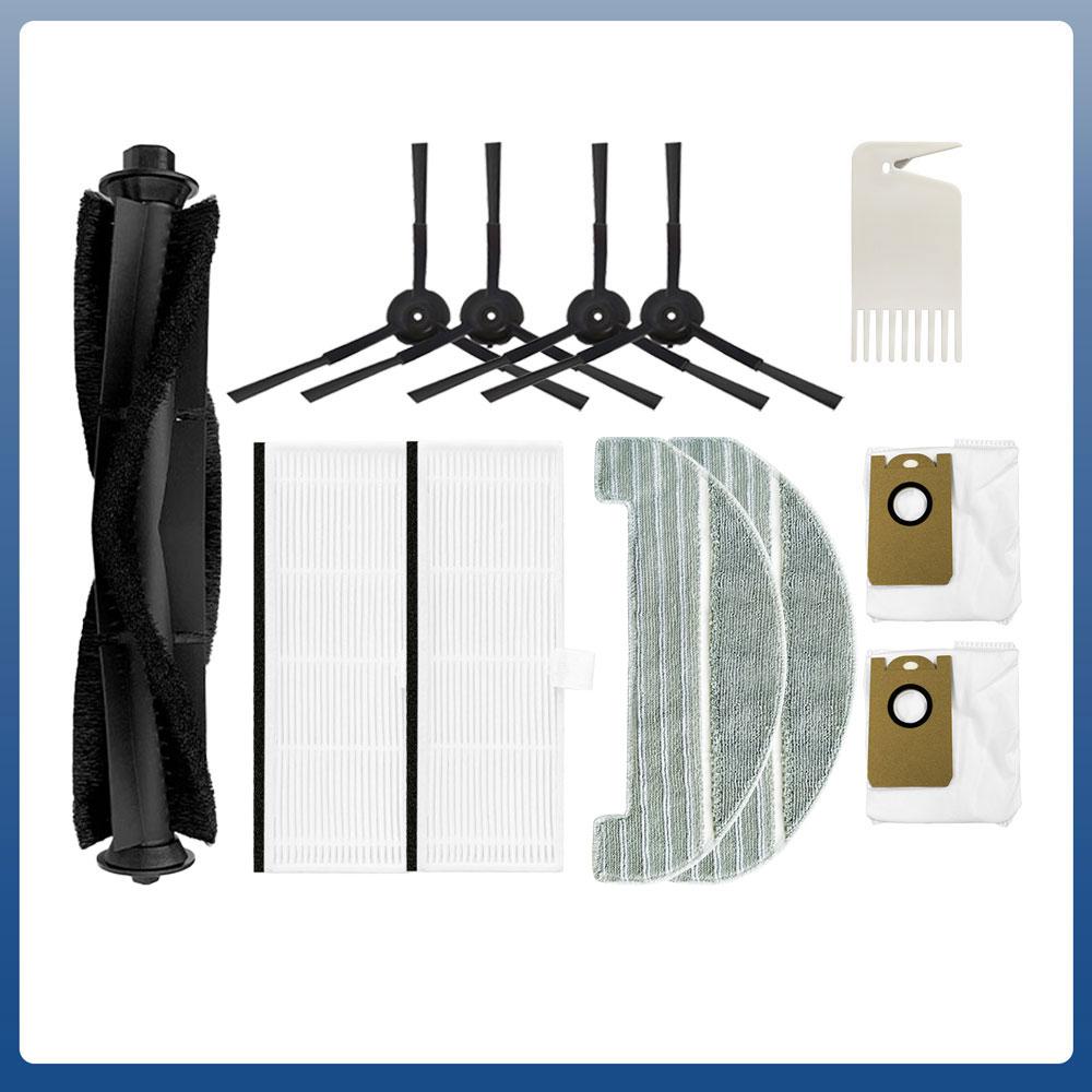 Spare Parts For Ultenic T10 Robot Vacuum Cleaner Accessories Main Brush Side Brush Hepa Filter Dust Bag Mop Rag Cloth