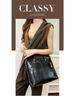 Women's 2025 Fashion Retro Shoulder Bag - Large Capacity Tote and Simple Crossbody