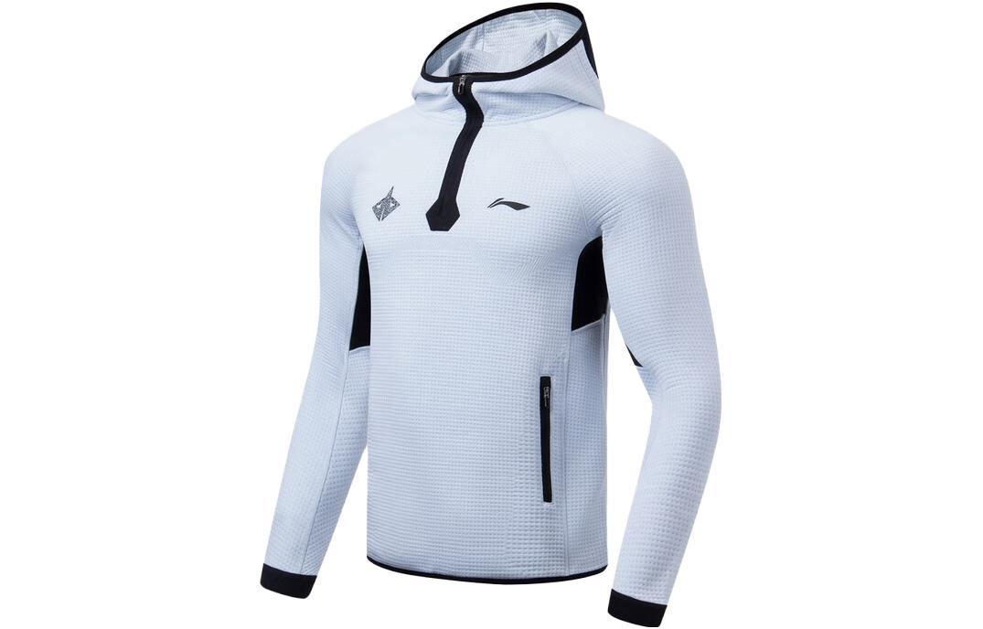 Li Ning Sports Basketball Collection Sweatshirt Men s Standard White AWDT079-2 L