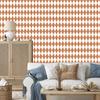 Harlequin Diamonds Wallpaper White, Cream, and Orange 50x1000