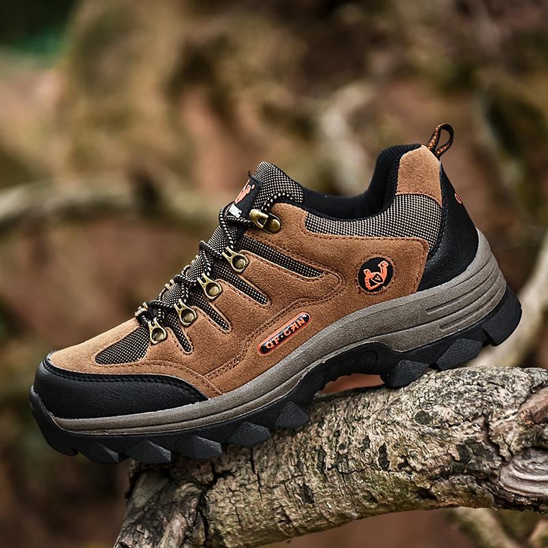 Mens Climbing Shoes New Hiking Non-slip Outdoor Lightweight Camping Trekking Sneakers Casual Durable Tourism Mountain Shoes Male