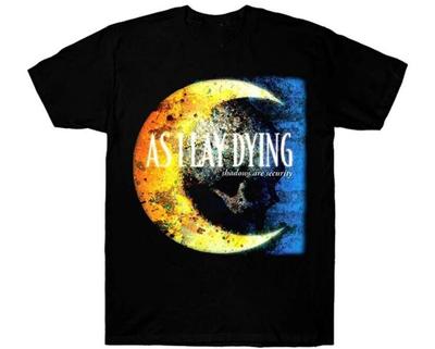 AS I LAY DYING להקה צללים הם ביטחון מידה מלאה S-5XL חולצת טי יוניסקס