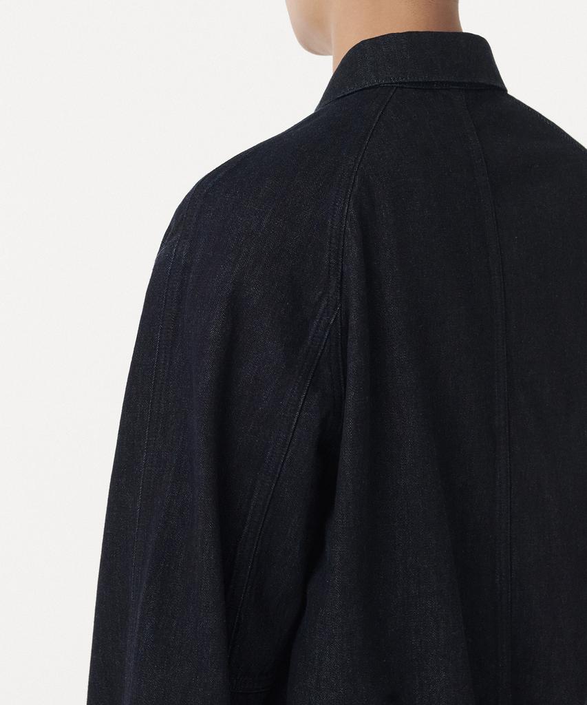 Musinsa Standard Oversized Denim Blouson Jacket [Deep Indigo]