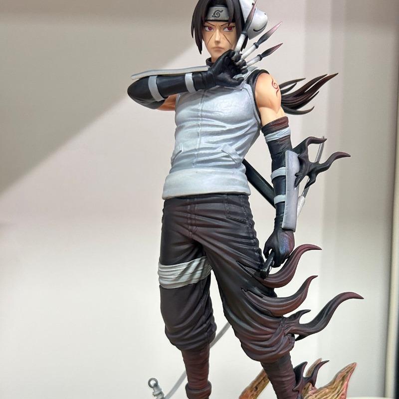 Hot Anime Naruto Uchiha Itachi Anime Action Figure Model Statue Desktop Ornament Collectible Gift Christmas Gift Decoration