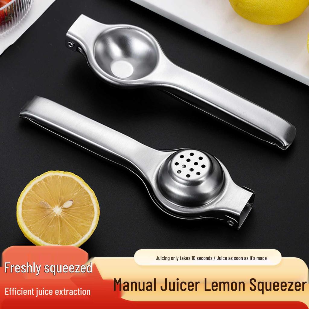 Stainless Steel Manual Citrus Juicer - Lemon & Orange Squeezer