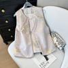 Vest 2025 spring new gentle wind top vest temperament top