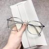 Anti Blue Light Radiation Eyeglass Frame for Women Korean Style European Trend Influencer Flat Lens for Both Men and Women
