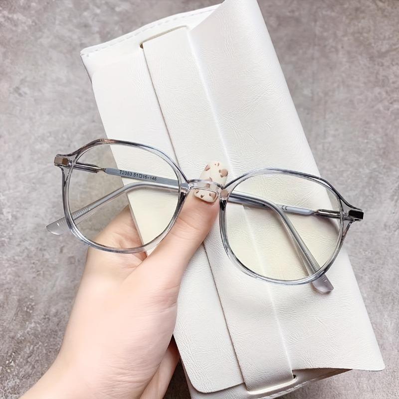 Anti Blue Light Radiation Eyeglass Frame for Women Korean Style European Trend Influencer Flat Lens for Both Men and Women