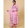 New Different Coloured Embroidered Attractive Party Wear Fox Georgette Kurti Plazzo Has a Regular-fit and Is Made From High-Grade Fabrics And Yarn*