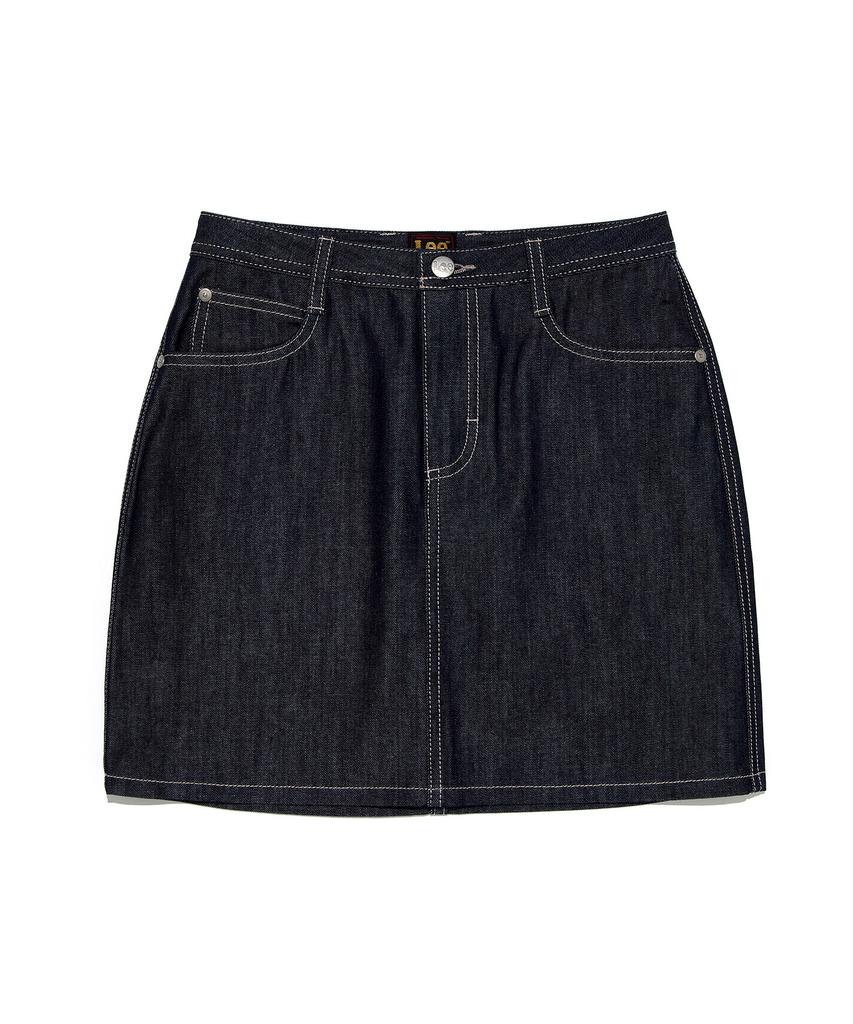 Lee Women'S Denim Mini Skirt Indigo Raw