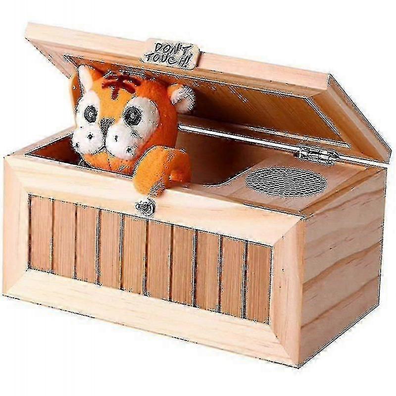 Wooden Useless Box, Tiger Toy Gift