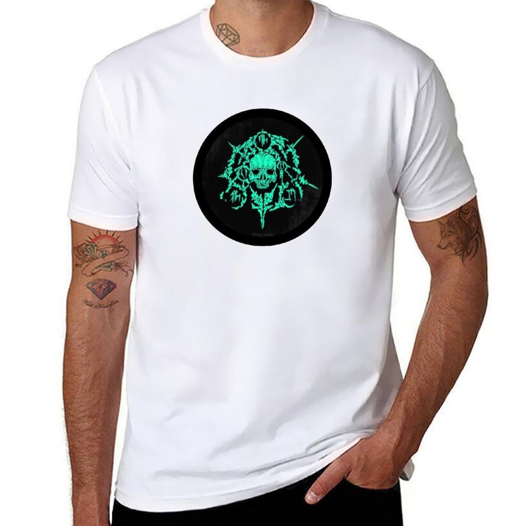 Necromancer Glyph Tshirt Lightweight Casual Summer Tshirt