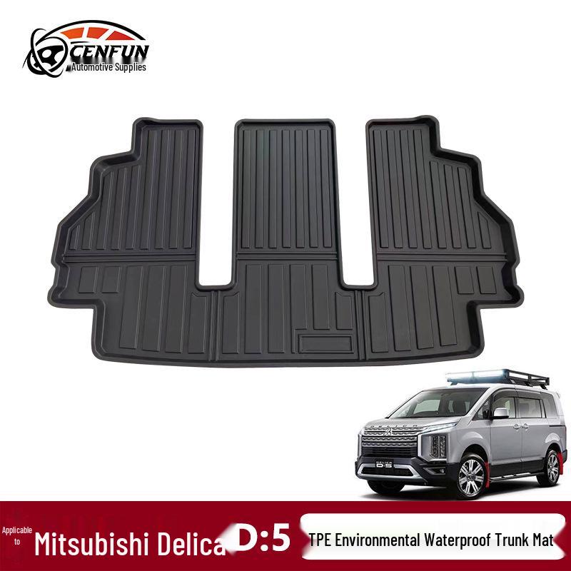 Waterproof TPE Trunk Mat for Mitsubishi Delica D:5 RHD – Non-Slip, Eco-Friendly Starlight Surface
