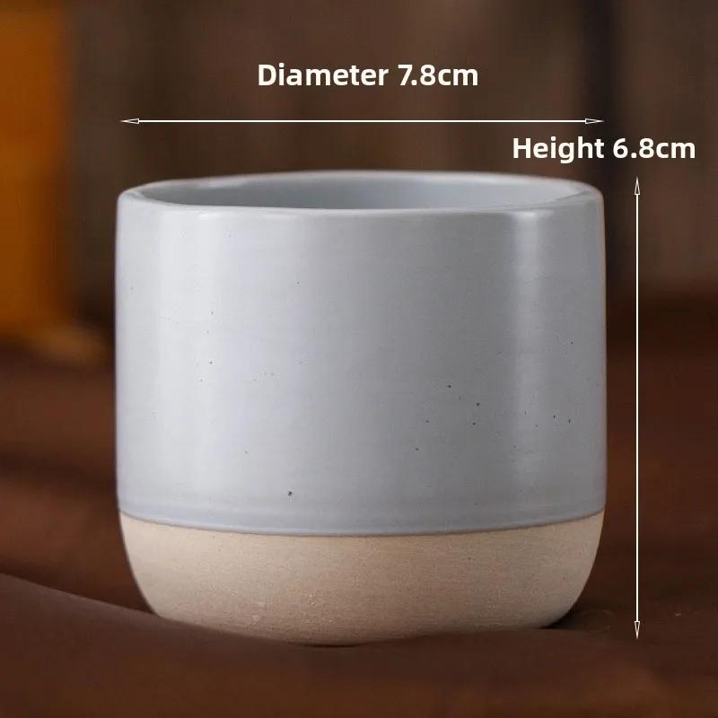 Vintage Coffee Mug 100ml 170ml 200ml ceramics Tea cup Japanese-style cafes Drinkware Stoneware Espresso for Restaurants Hotels