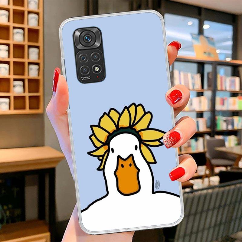 Cartoon Cute Goose Game Cover Phone Case For Xiaomi Redmi Note 15 14 13 12 11 10 Pro Plus 14S 12S 11S 11T 11E 10S Soft Fundas Sh
