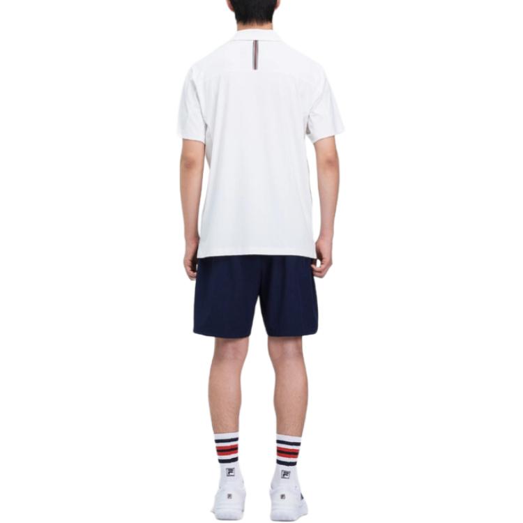 FILA Polo Shirts Men's White Polo Collar Thin Other FS2TSH2301M-OWH
