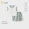 TONGTAI Boys' Summer Mesh Vest & Shorts Set