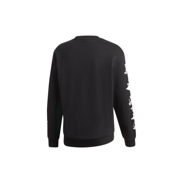 adidas X Disney Sweatshirts Men's Black Crew Neck Moderate Regular GD6025