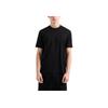Emporio Armani Ss25 Solid Color Embossed Short Sleeve T-Shirt Men Tops Black EM001040-AF13669-UC001