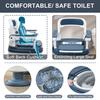 Bedside Commode, Adult Portable Toilet, Toilet Chair Seat with Handles, Height Adjustable Mobile Portable Toilet, Adult Potty Chair Load 882lb for