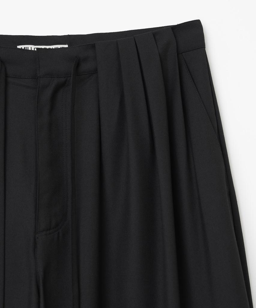 MILLO ARCHIVE Urbanant Curved String Pants [Black]