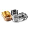 100 Schleifen/Lot 0,6 mm Silber Gold Bronze Memory Perlen Stahldraht für DIY Schmuckherstellung Zubehör Zubehör Armbänder