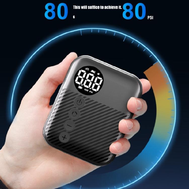 Rechargeable Car Air Compressor Portable Car Tire Inflator Pump With Digital Display Handheld Bicycles Air pumps