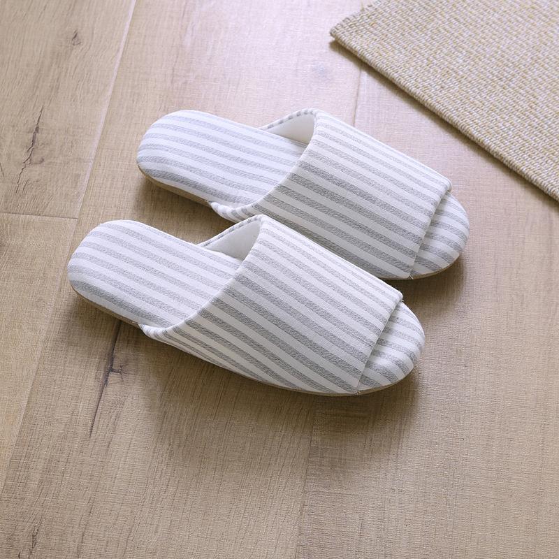 

2022 home open cotton slippers women s indoor non-slip breathable four-season soft bottom household spring and autumn couple slippers 290mm (41-43) code світло-сірого кольору