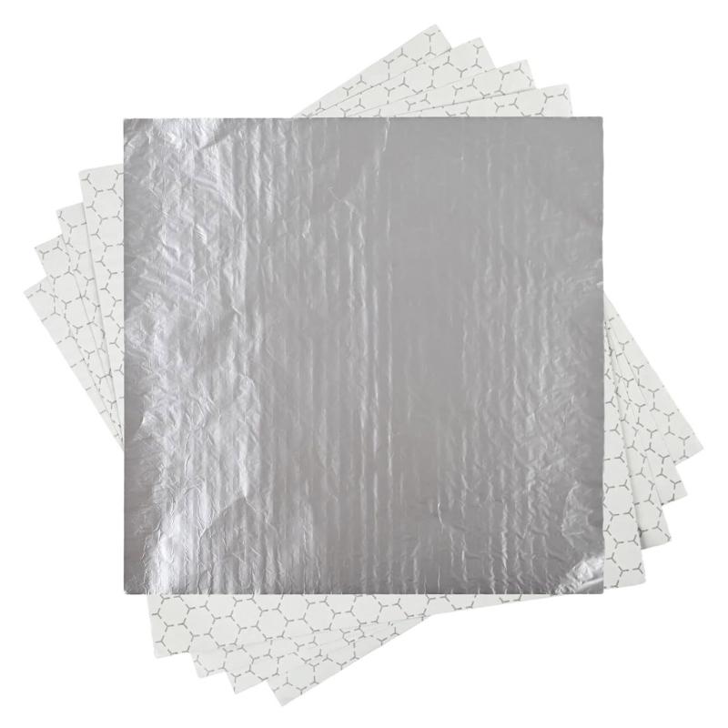 Pack Of 50/100 Aluminum Foil Burger Papers Double Layer Design Food Wrap Sheets For Heat Retention And Food Freshness