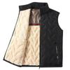 2024 Spring and Autumn New Men's Vest Stand Collar Warm Thickened Fashion Sleeveless Vest Casual Jacket Large Size