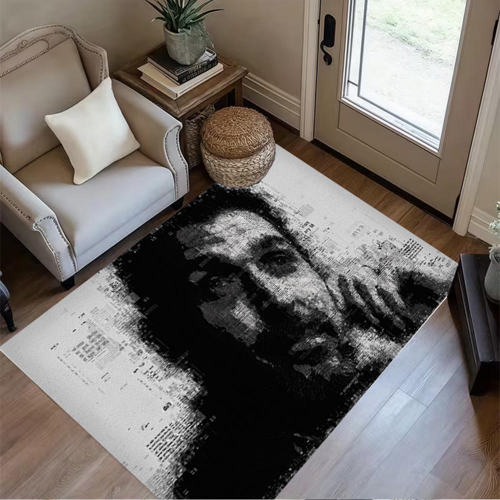 Player Acknowledges Crowd Jersey Carpet Design for Kitchen Living Rooms Playrooms Dormitory Anti-slip Rug Decorate Offices