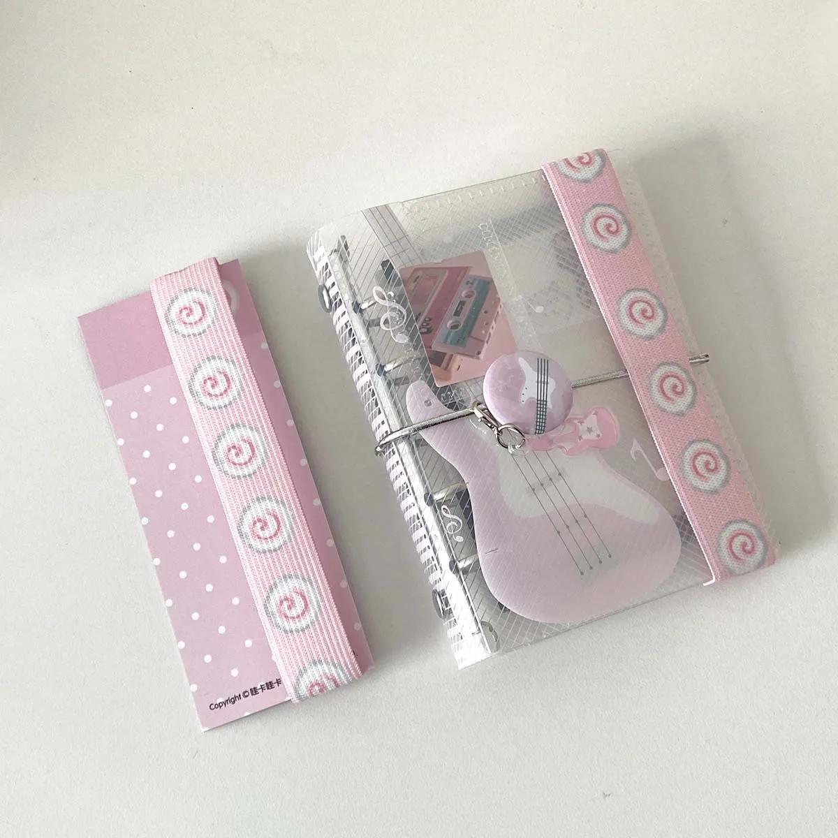 

Cute Dot Elastic Strap for A7 M5 Decoration Planner Notebook Storage Accessory Kawaii INS Style Straps for Scrapbooking