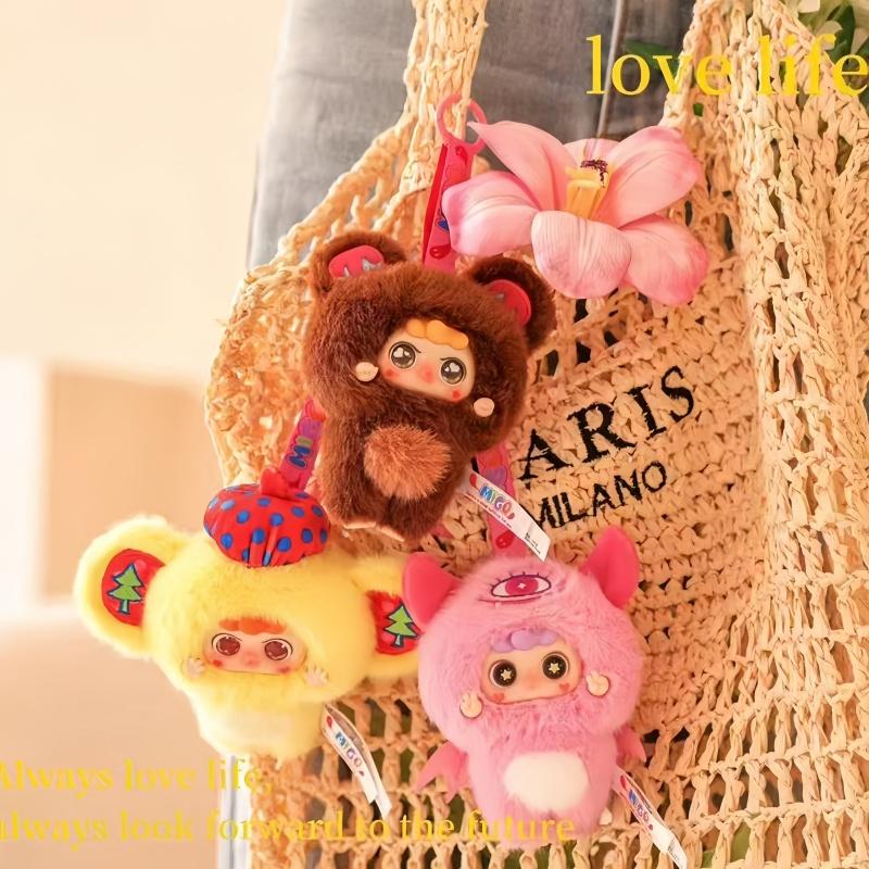 New  Genuine Migo Little Troublemaker Series  Cute Vinyl Face Pendant Toys Migo Bag Pendant Festvial Surprise Gifts