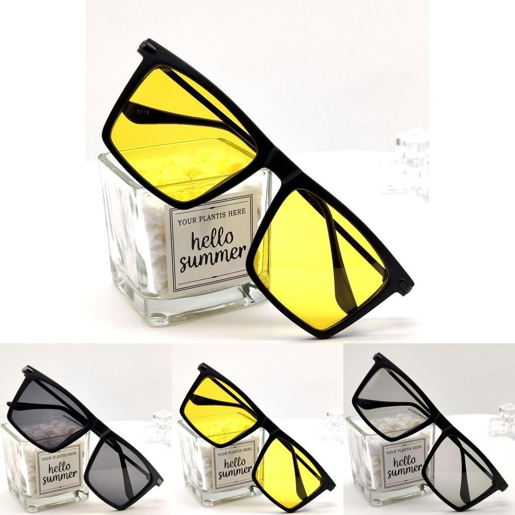 High-quality 2023 Polarized Transition Sunglasses Yellow Night Vision Anti-glare Driving Glasses