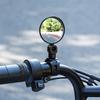 Motorcycle Rearview Mirror, Bicycle Scooter Rearview Mirror, Universal Bicycle Mountain Bike Ultra-Wide-Angle Reflector