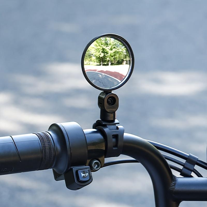 Motorcycle Rearview Mirror, Bicycle Scooter Rearview Mirror, Universal Bicycle Mountain Bike Ultra-Wide-Angle Reflector