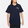 Nike SB Dunk High x Concepts Exclusive Print Skateboard Sports Tee Men Tops Deep-Blue DA4307-475