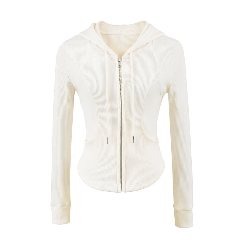 Za Export New Arrival Women's Clothing ZR Fashion Style Sexy Sexy Silm Knitting Hooded Small Top Flanging Bell-Bottom Pants