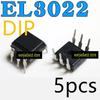 5pcs Original EL3022 DIP6 Three-terminal Two-way Thyristor Light Coupling Black Electro-optical Coupler,