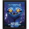 K-Pop Dämonenjäger Derpy Tiger 3D & Lenticular Gerahmtes Poster