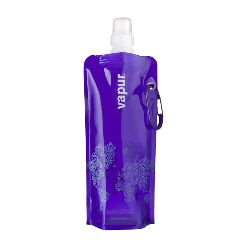 

vapur portable water pack anti bottle 0.5L purple 640010105