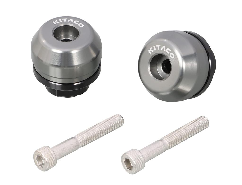 KITACO Bar End Cap CT125 Hunter Cub Dax 125 Super Cub C125 Cross Cub 110 (Gunmetallic) (JA55/JA65) (JB04/JB06) (JA48/JA58/JA71) (JA60) 506-1320990