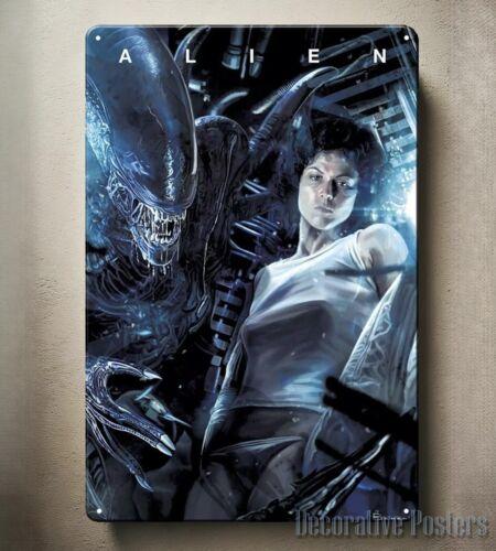 Alien Movie Metal Poster Tin Sign xcm PlateAluminum 20x30cm(7.8x11.8inch)