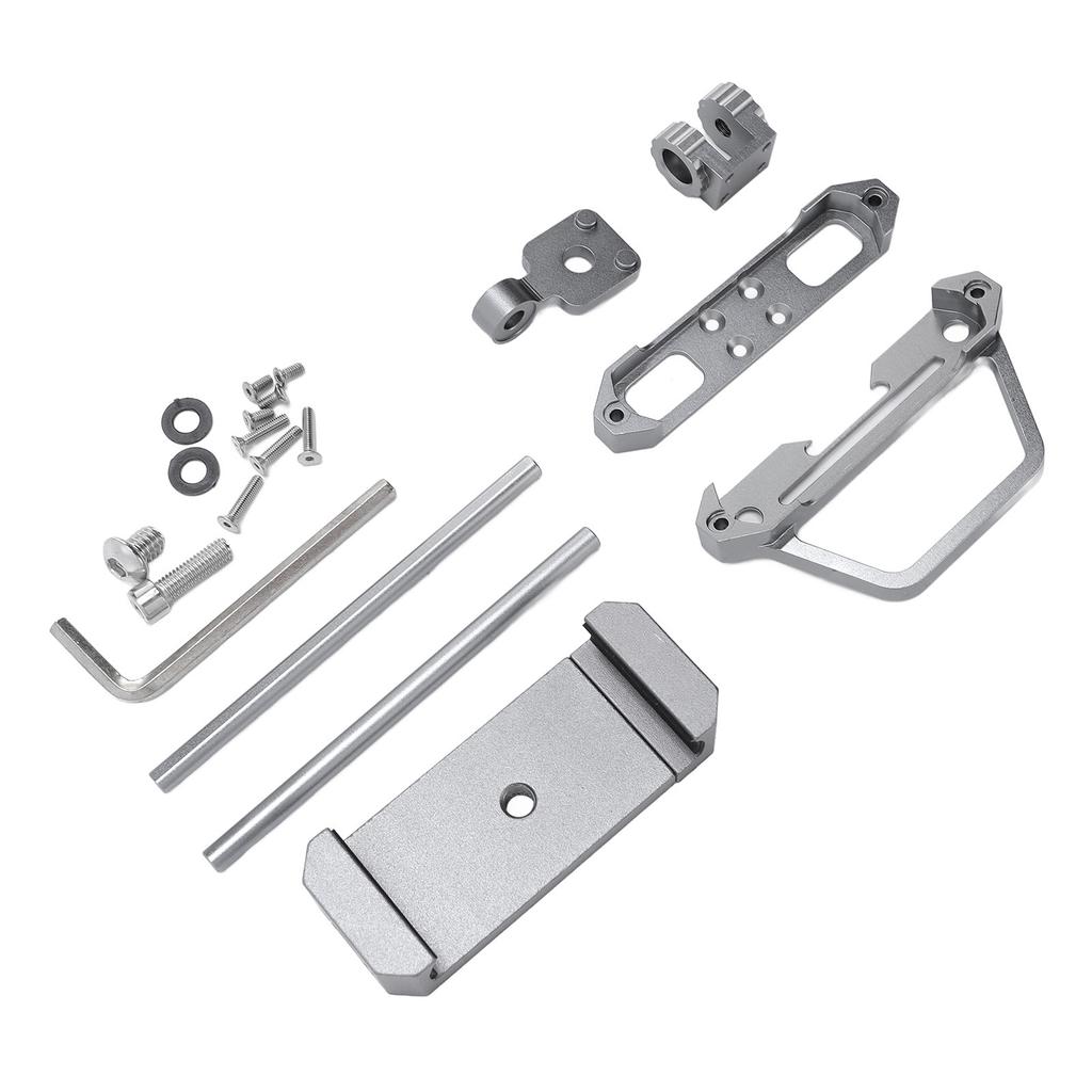 Screen Protective Bracket with Phone Holder Metal High Strength for Flysky Noble NB4 RC Car