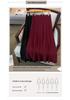 Plus Size Loose A-Line Sweater Skirt for Women - Slimming Half-Skirt, Long Fit, 200/300 Jin 8090
